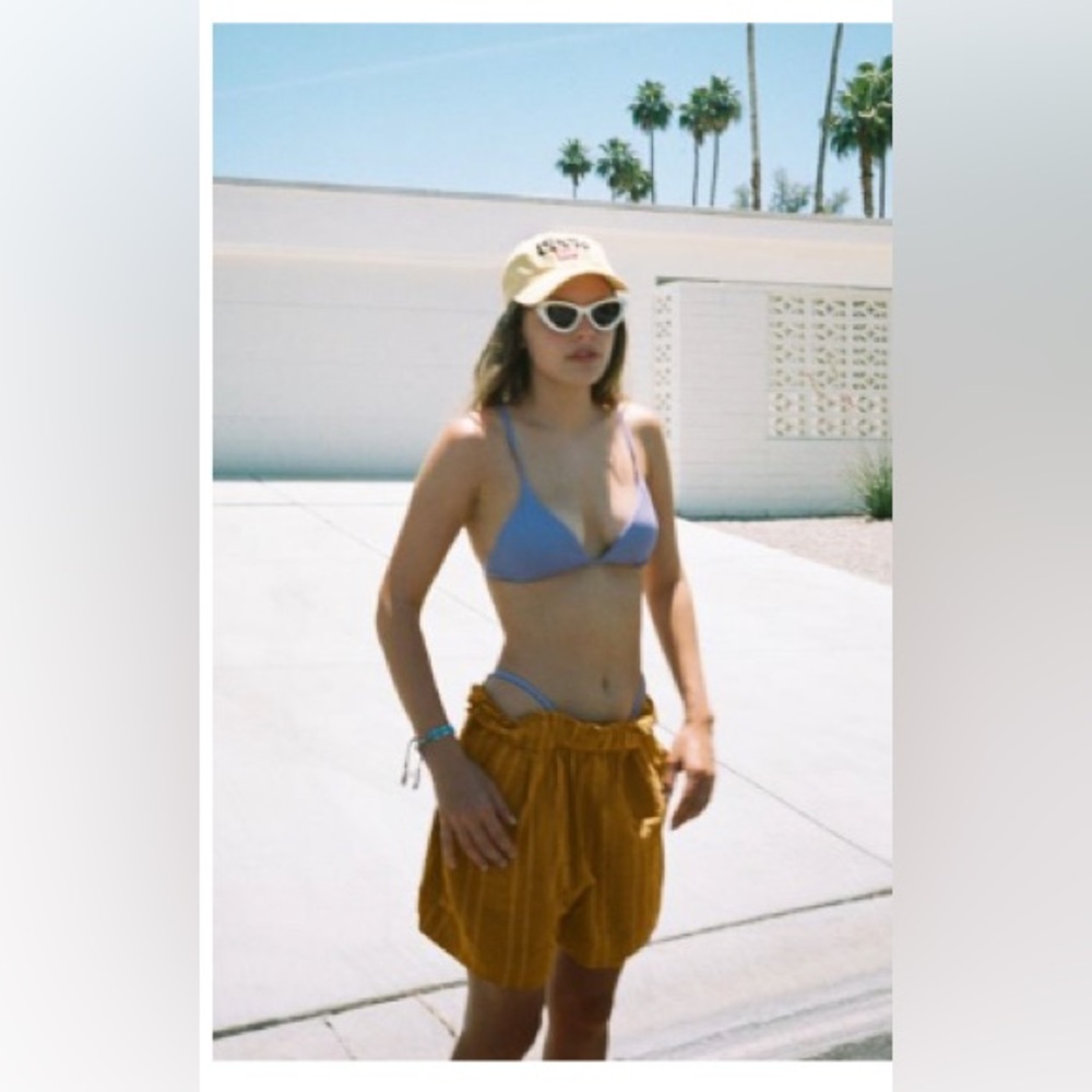 Urban outfitters Josie Linen Pull-on short